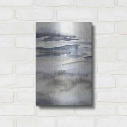 Luxe Metal Art 'Neutral Salt Spray I' by Victoria Borges Metal Wall Art,12x16