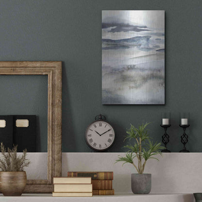 Luxe Metal Art 'Neutral Salt Spray I' by Victoria Borges Metal Wall Art,12x16