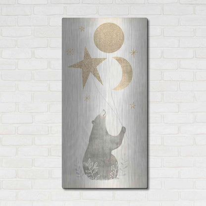 Luxe Metal Art 'Wood Land Celebration Collection B' by Victoria Borges Metal Wall Art,24x48