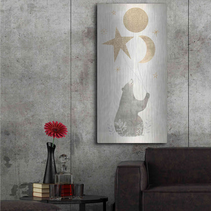 Luxe Metal Art 'Wood Land Celebration Collection B' by Victoria Borges Metal Wall Art,24x48