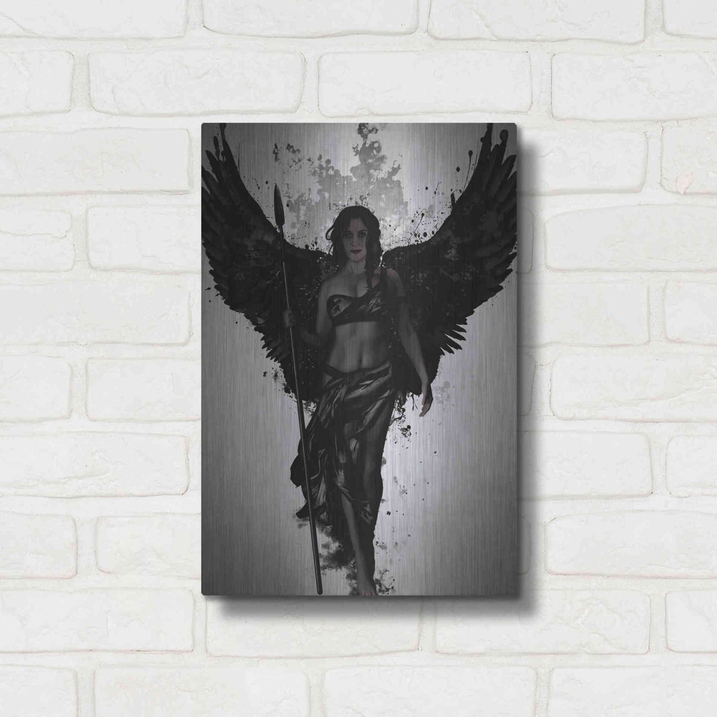 Luxe Metal Art 'Valkyrja' by Nicklas Gustafsson, Metal Wall Art,12x16