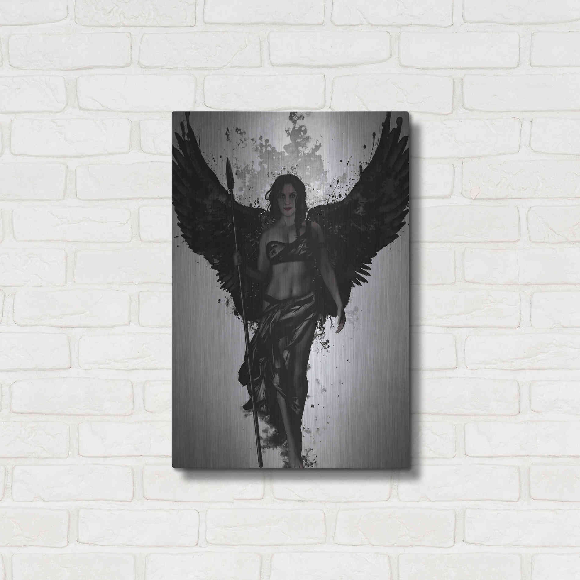 Luxe Metal Art 'Valkyrja' by Nicklas Gustafsson, Metal Wall Art,16x24