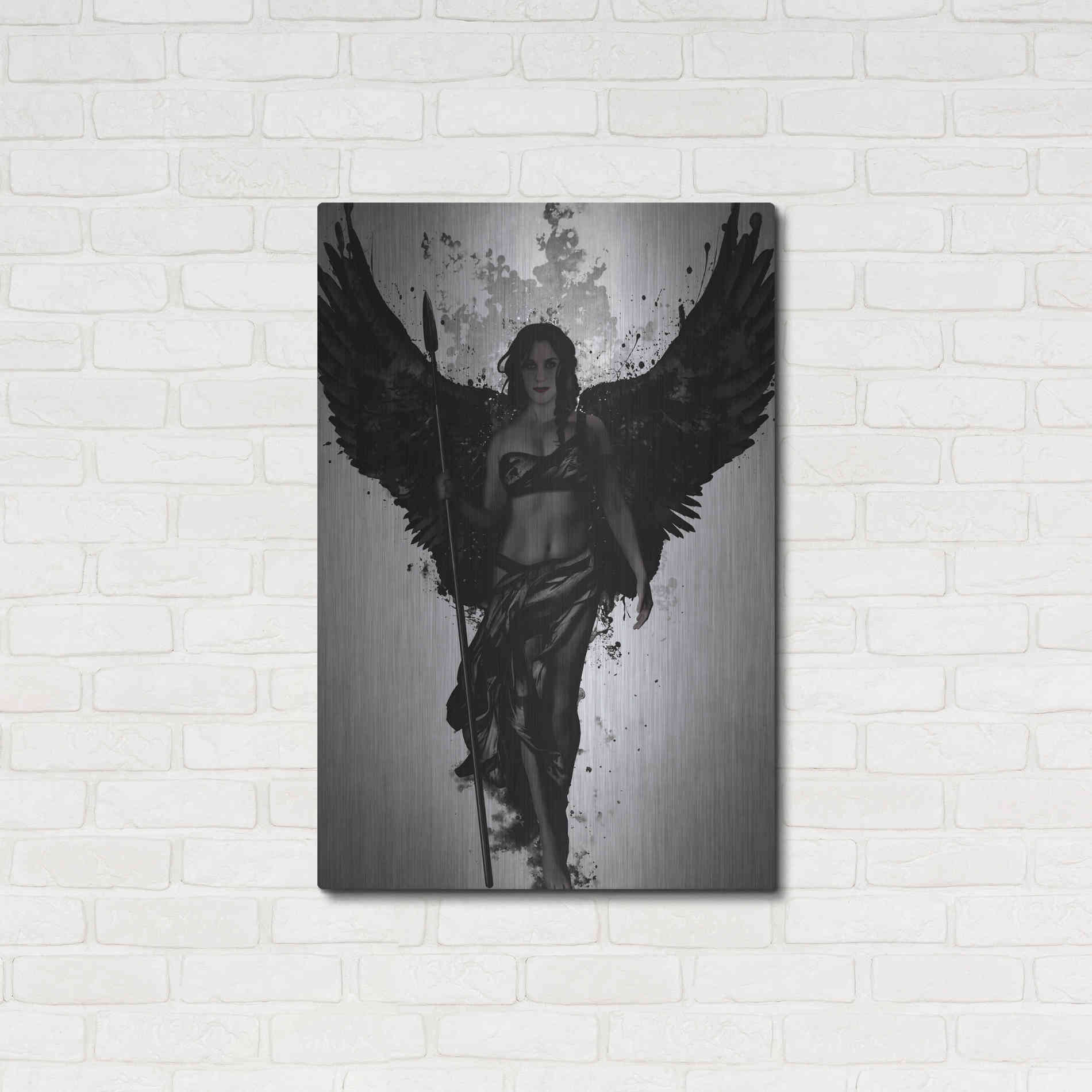 Luxe Metal Art 'Valkyrja' by Nicklas Gustafsson, Metal Wall Art,24x36