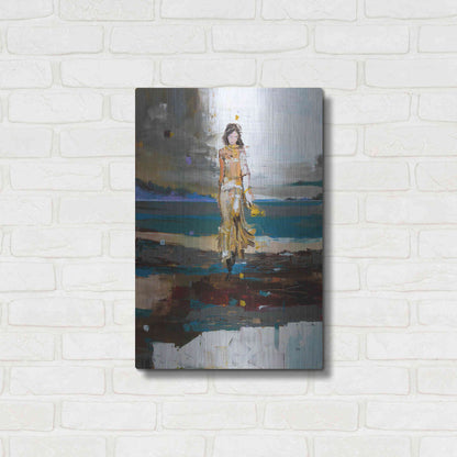 Luxe Metal Art 'The Storm' by Oscar Alvarez Pardo, Metal Wall Art,16x24