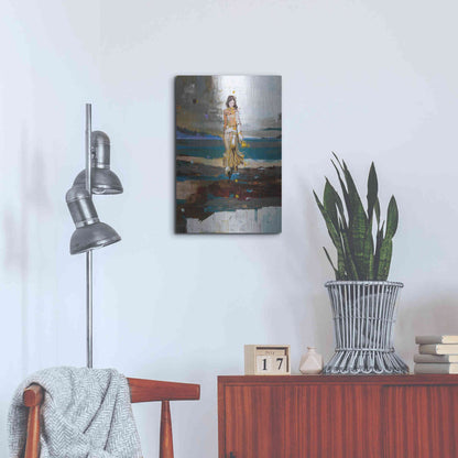 Luxe Metal Art 'The Storm' by Oscar Alvarez Pardo, Metal Wall Art,16x24