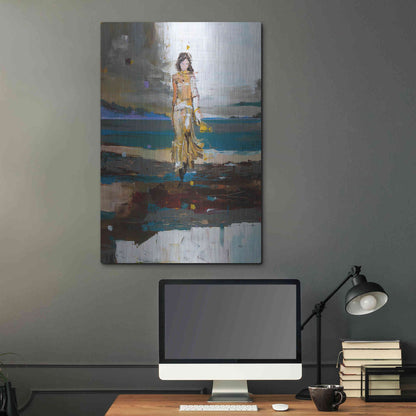 Luxe Metal Art 'The Storm' by Oscar Alvarez Pardo, Metal Wall Art,24x36