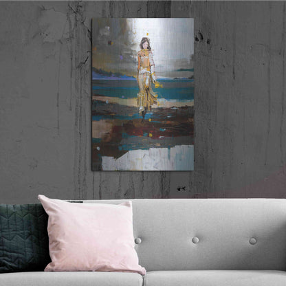 Luxe Metal Art 'The Storm' by Oscar Alvarez Pardo, Metal Wall Art,24x36