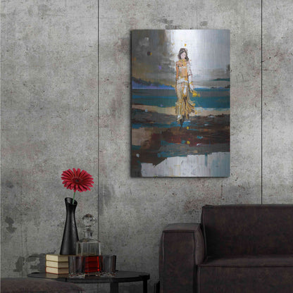 Luxe Metal Art 'The Storm' by Oscar Alvarez Pardo, Metal Wall Art,24x36