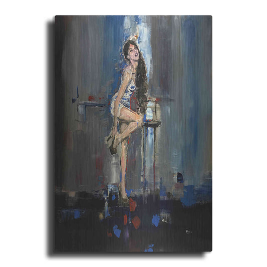 Luxe Metal Art 'Nicki' by Oscar Alvarez Pardo, Metal Wall Art