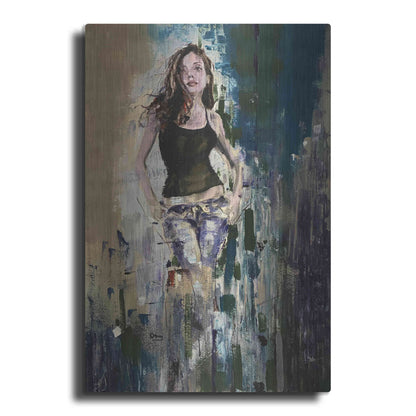 Luxe Metal Art 'Breezing Through' by Oscar Alvarez Pardo, Metal Wall Art