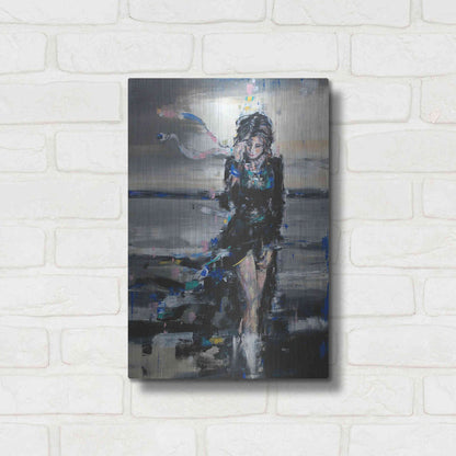 Luxe Metal Art 'Lost In The Winds' by Oscar Alvarez Pardo, Metal Wall Art,12x16