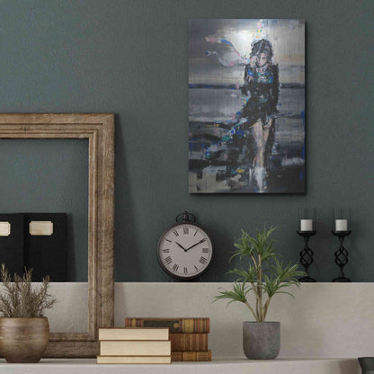 Luxe Metal Art 'Lost In The Winds' by Oscar Alvarez Pardo, Metal Wall Art,12x16