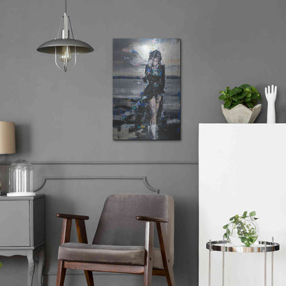 Luxe Metal Art 'Lost In The Winds' by Oscar Alvarez Pardo, Metal Wall Art,16x24