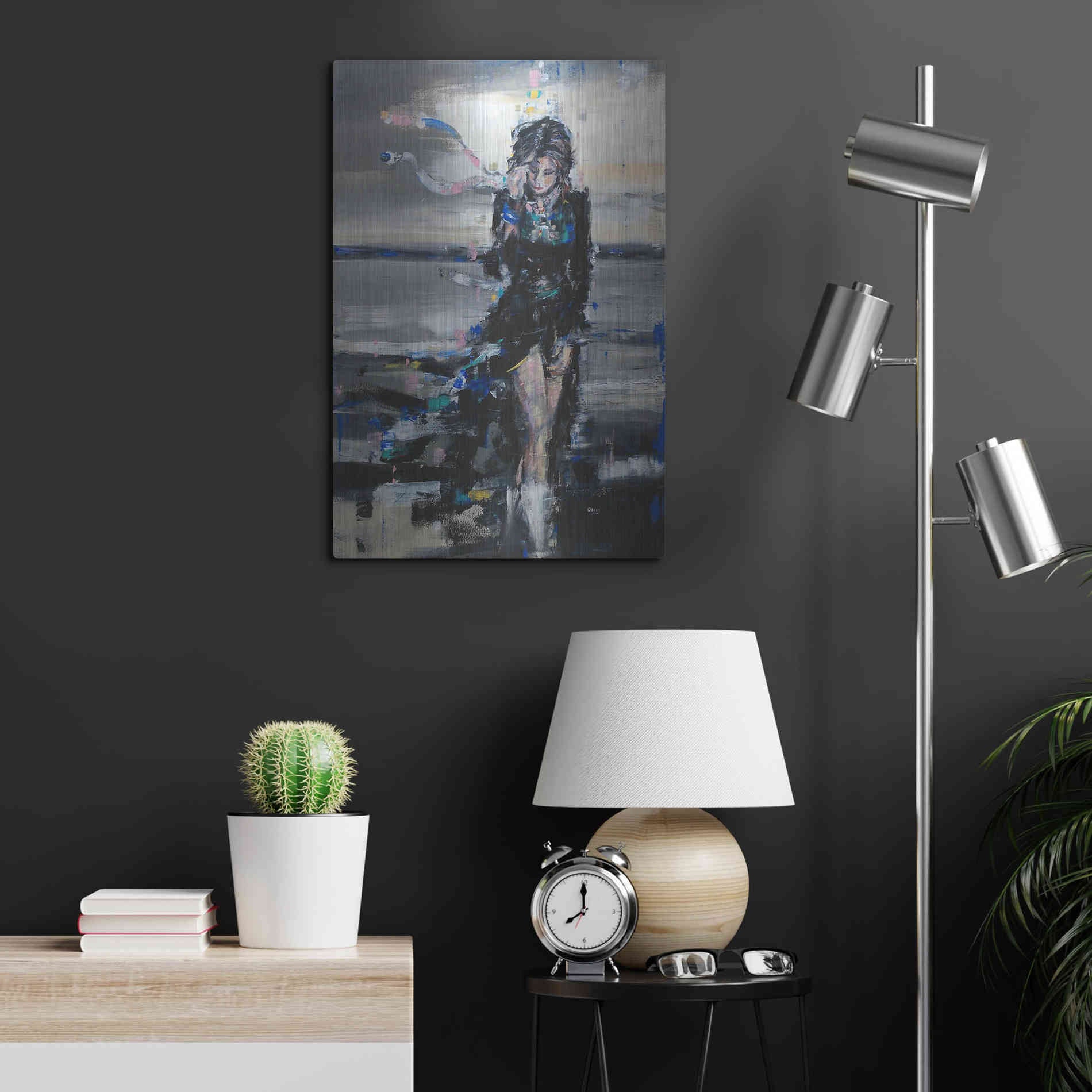 Luxe Metal Art 'Lost In The Winds' by Oscar Alvarez Pardo, Metal Wall Art,16x24