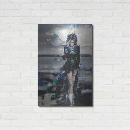 Luxe Metal Art 'Lost In The Winds' by Oscar Alvarez Pardo, Metal Wall Art,24x36