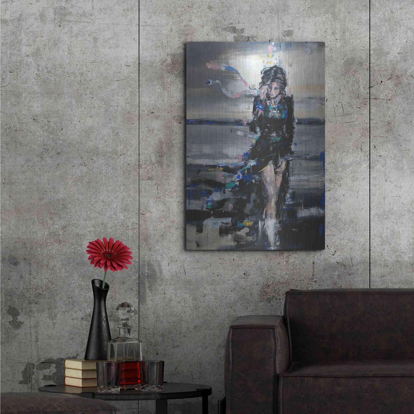 Luxe Metal Art 'Lost In The Winds' by Oscar Alvarez Pardo, Metal Wall Art,24x36