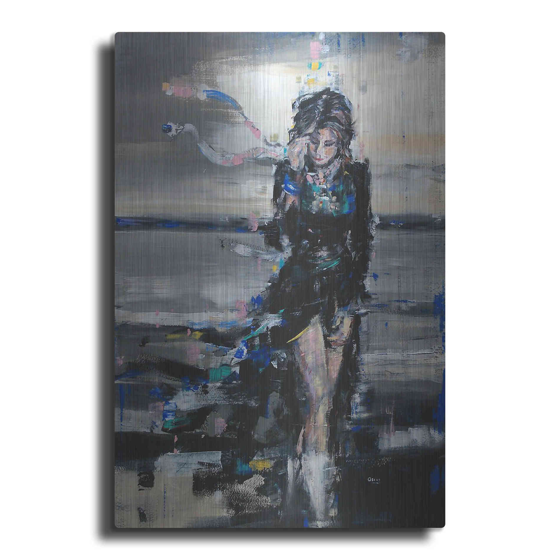 Luxe Metal Art 'Lost In The Winds' by Oscar Alvarez Pardo, Metal Wall Art