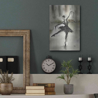 Luxe Metal Art 'Without A Danseur' by Oscar Alvarez Pardo, Metal Wall Art,12x16