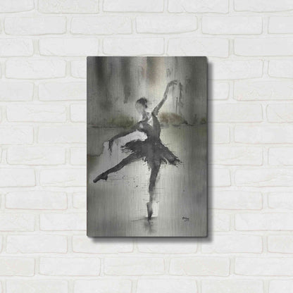 Luxe Metal Art 'Without A Danseur' by Oscar Alvarez Pardo, Metal Wall Art,16x24