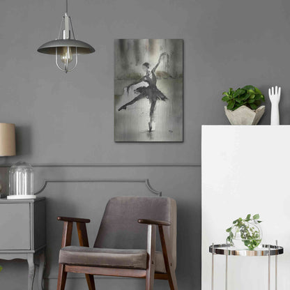 Luxe Metal Art 'Without A Danseur' by Oscar Alvarez Pardo, Metal Wall Art,16x24