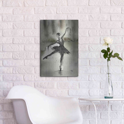 Luxe Metal Art 'Without A Danseur' by Oscar Alvarez Pardo, Metal Wall Art,16x24