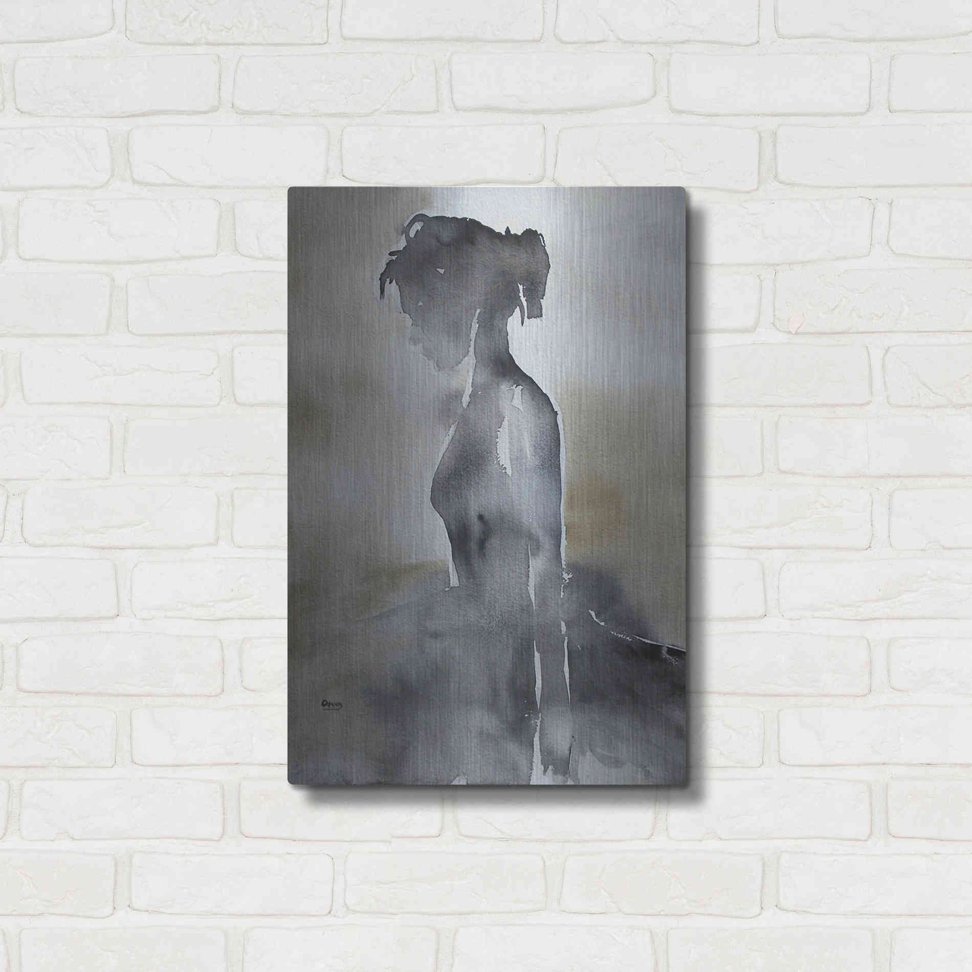 Luxe Metal Art 'La Fin' by Oscar Alvarez Pardo, Metal Wall Art,16x24