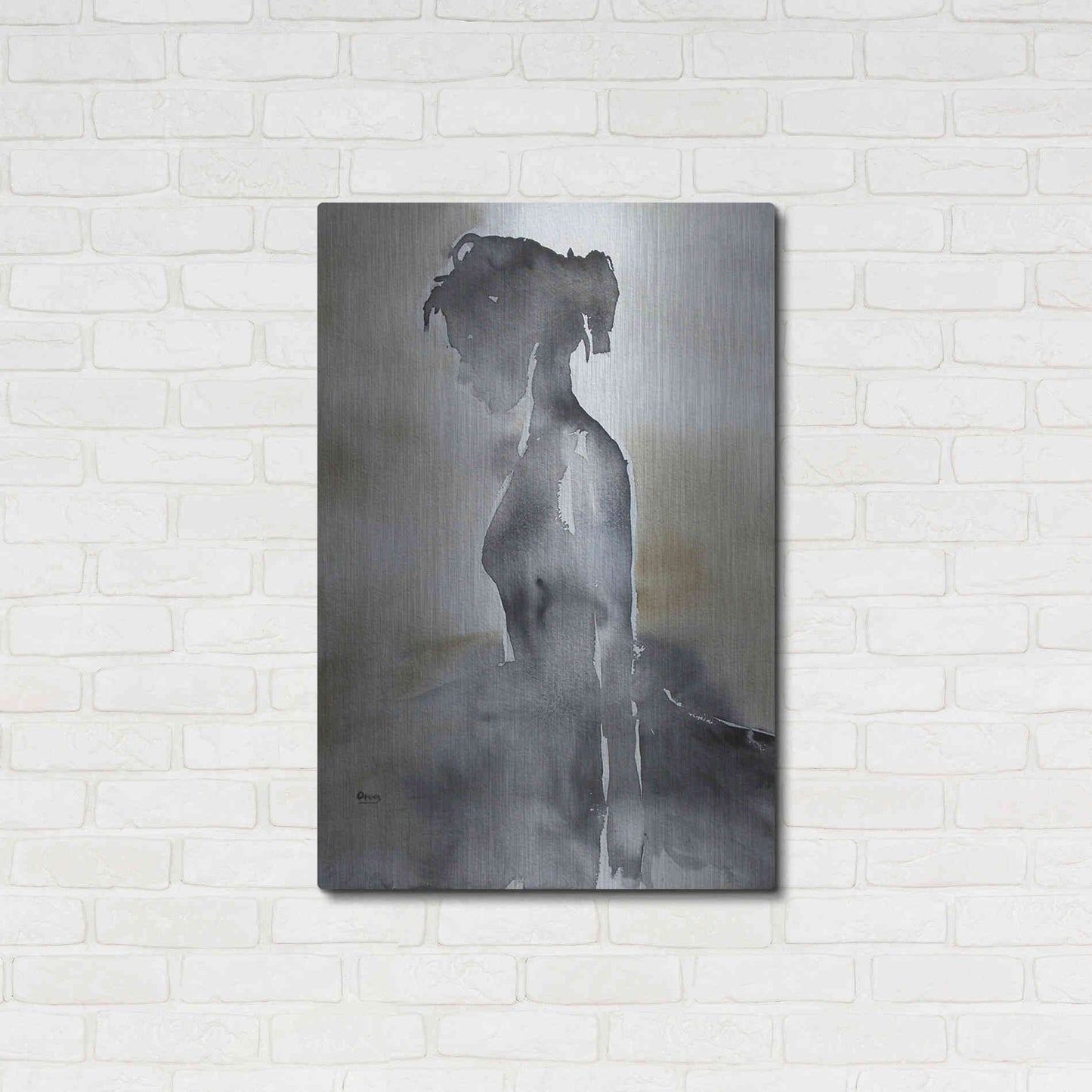Luxe Metal Art 'La Fin' by Oscar Alvarez Pardo, Metal Wall Art,24x36
