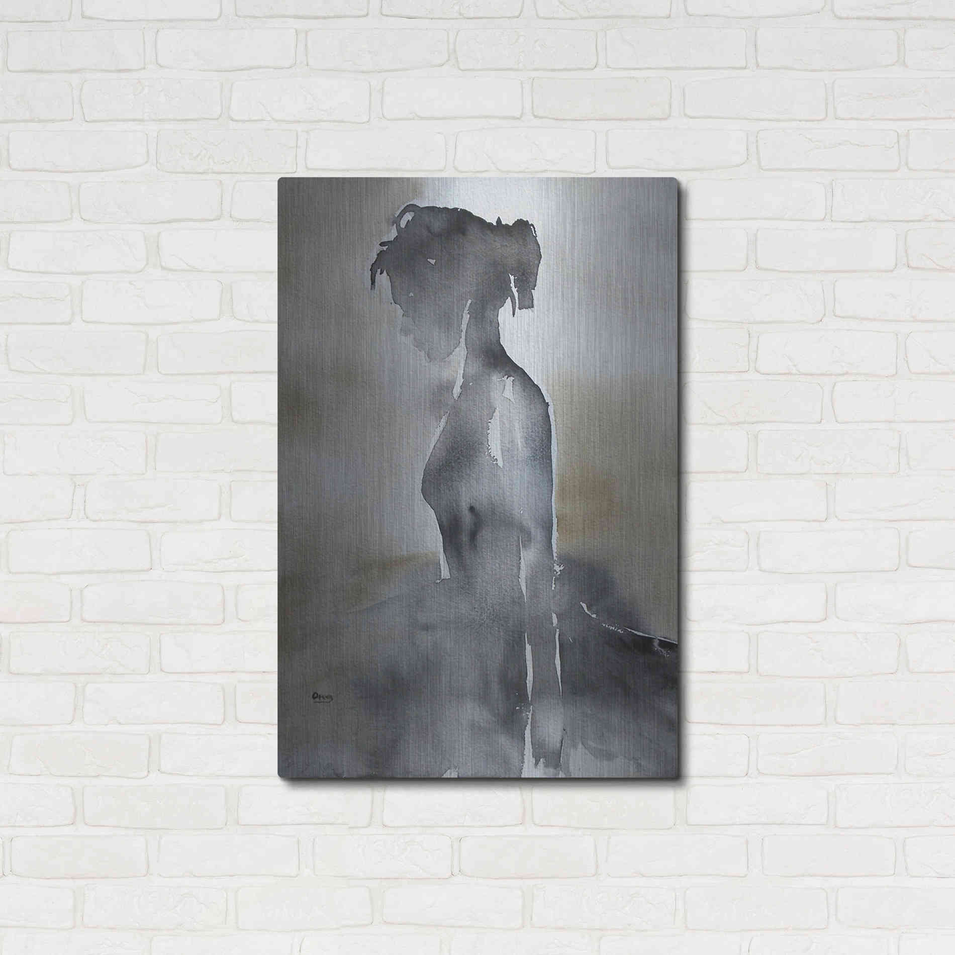 Luxe Metal Art 'La Fin' by Oscar Alvarez Pardo, Metal Wall Art,24x36