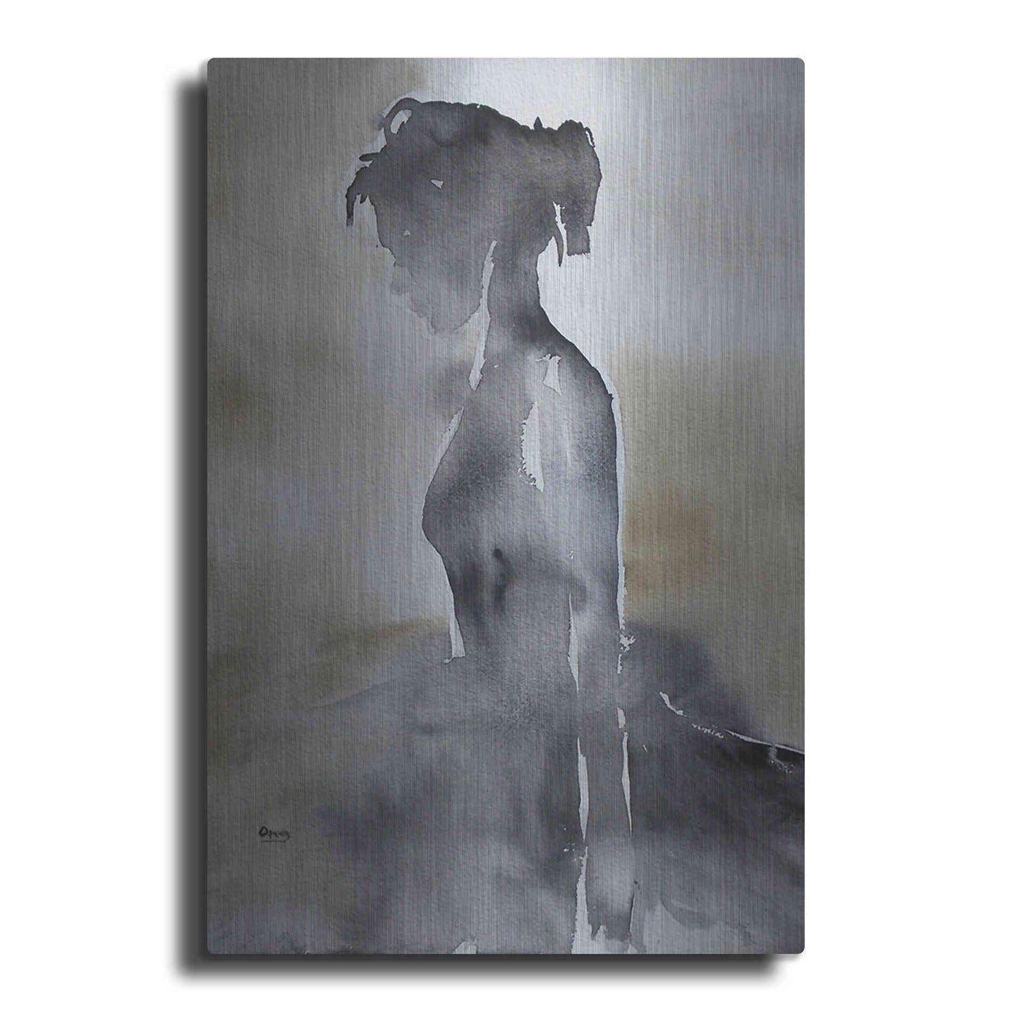Luxe Metal Art 'La Fin' by Oscar Alvarez Pardo, Metal Wall Art