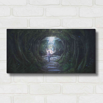 Luxe Metal Art 'Stay for a Moment' by Cameron Gray, Metal Wall Art,24x12