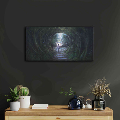 Luxe Metal Art 'Stay for a Moment' by Cameron Gray, Metal Wall Art,24x12