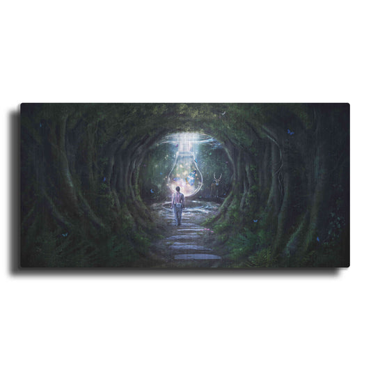 Luxe Metal Art 'Stay for a Moment' by Cameron Gray, Metal Wall Art