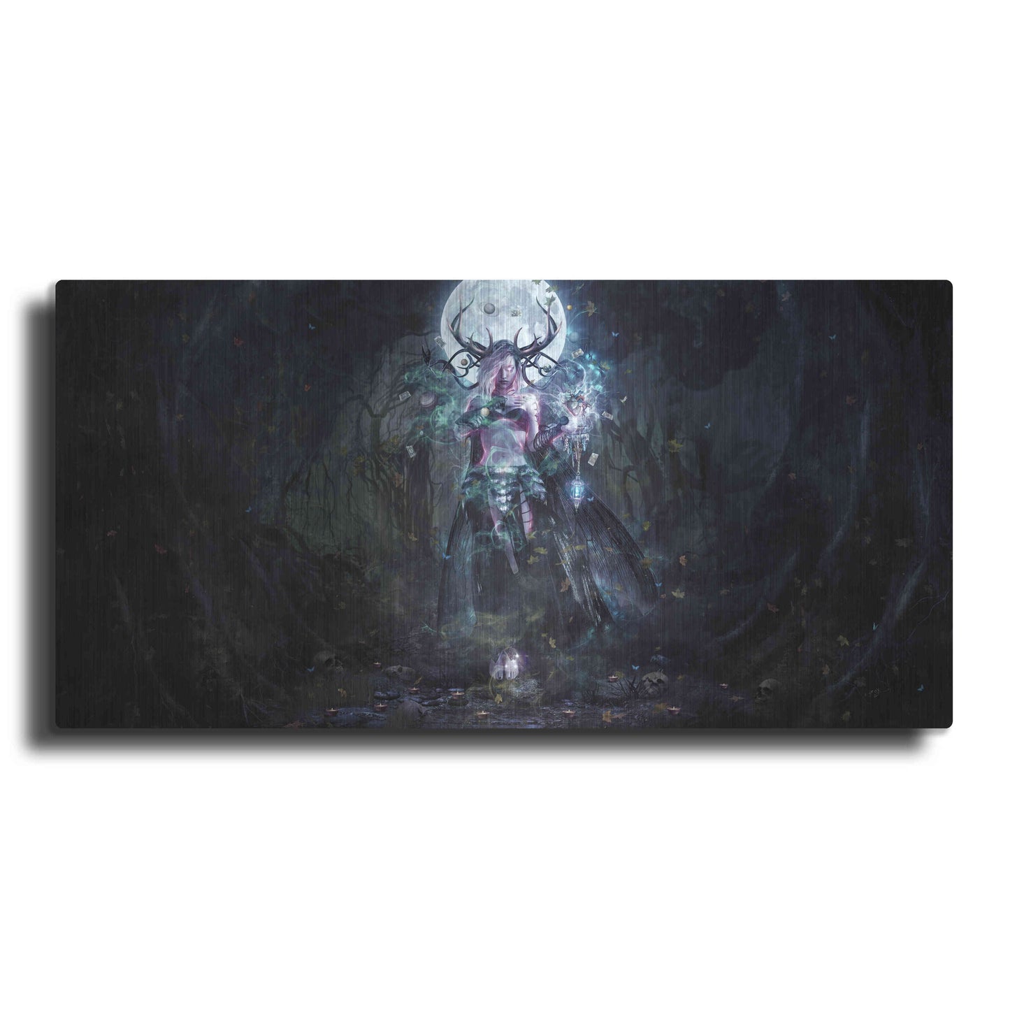 Luxe Metal Art 'The Dreamcatcher Landscape' by Cameron Gray, Metal Wall Art