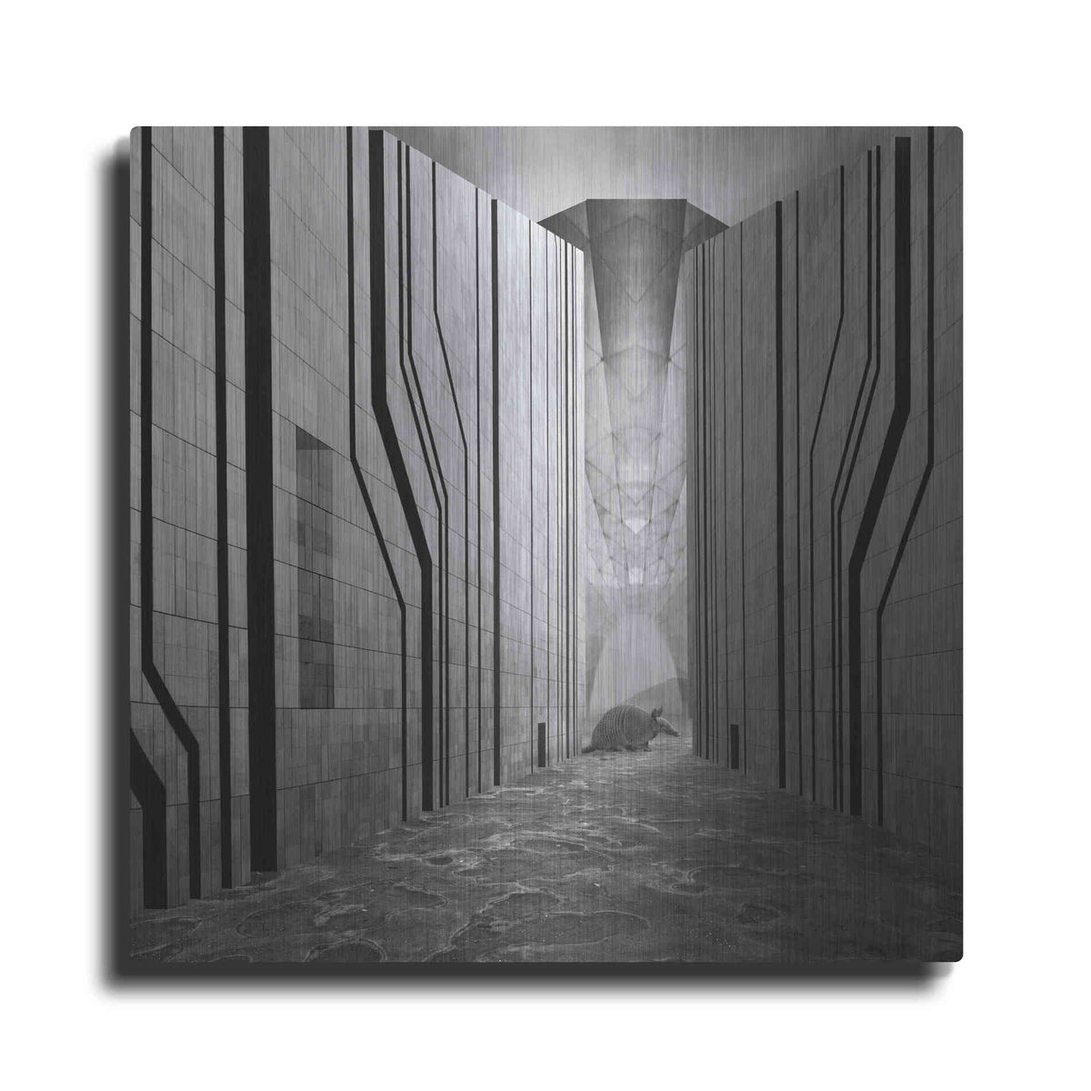 Luxe Metal Art 'Armadillo' by Dariusz Klimczak, Metal Wall Art