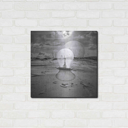 Luxe Metal Art 'Bulbs' by Dariusz Klimczak, Metal Wall Art,24x24