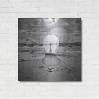 Luxe Metal Art 'Bulbs' by Dariusz Klimczak, Metal Wall Art,36x36