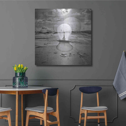 Luxe Metal Art 'Bulbs' by Dariusz Klimczak, Metal Wall Art,36x36