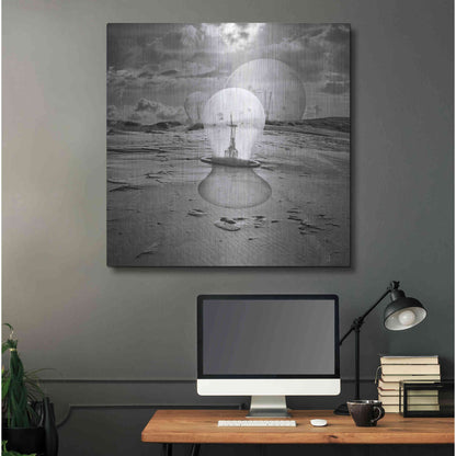 Luxe Metal Art 'Bulbs' by Dariusz Klimczak, Metal Wall Art,36x36