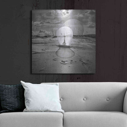 Luxe Metal Art 'Bulbs' by Dariusz Klimczak, Metal Wall Art,36x36