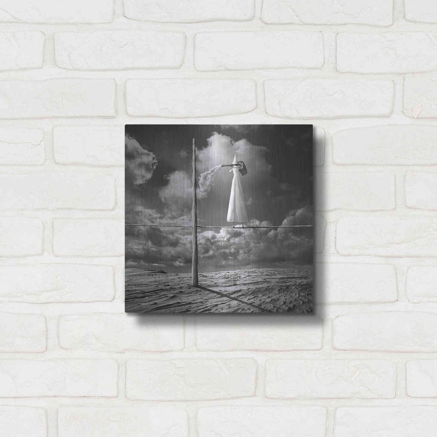 Luxe Metal Art 'Cloudmaker' by Dariusz Klimczak, Metal Wall Art,12x12