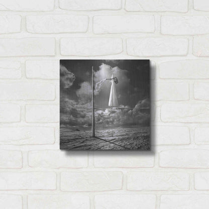 Luxe Metal Art 'Cloudmaker' by Dariusz Klimczak, Metal Wall Art,12x12