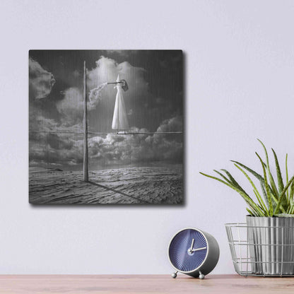 Luxe Metal Art 'Cloudmaker' by Dariusz Klimczak, Metal Wall Art,12x12