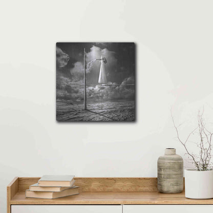 Luxe Metal Art 'Cloudmaker' by Dariusz Klimczak, Metal Wall Art,12x12