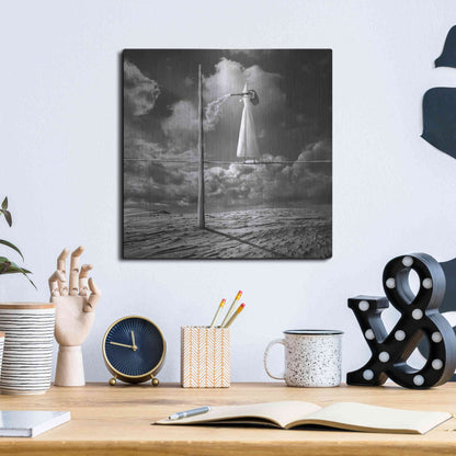 Luxe Metal Art 'Cloudmaker' by Dariusz Klimczak, Metal Wall Art,12x12