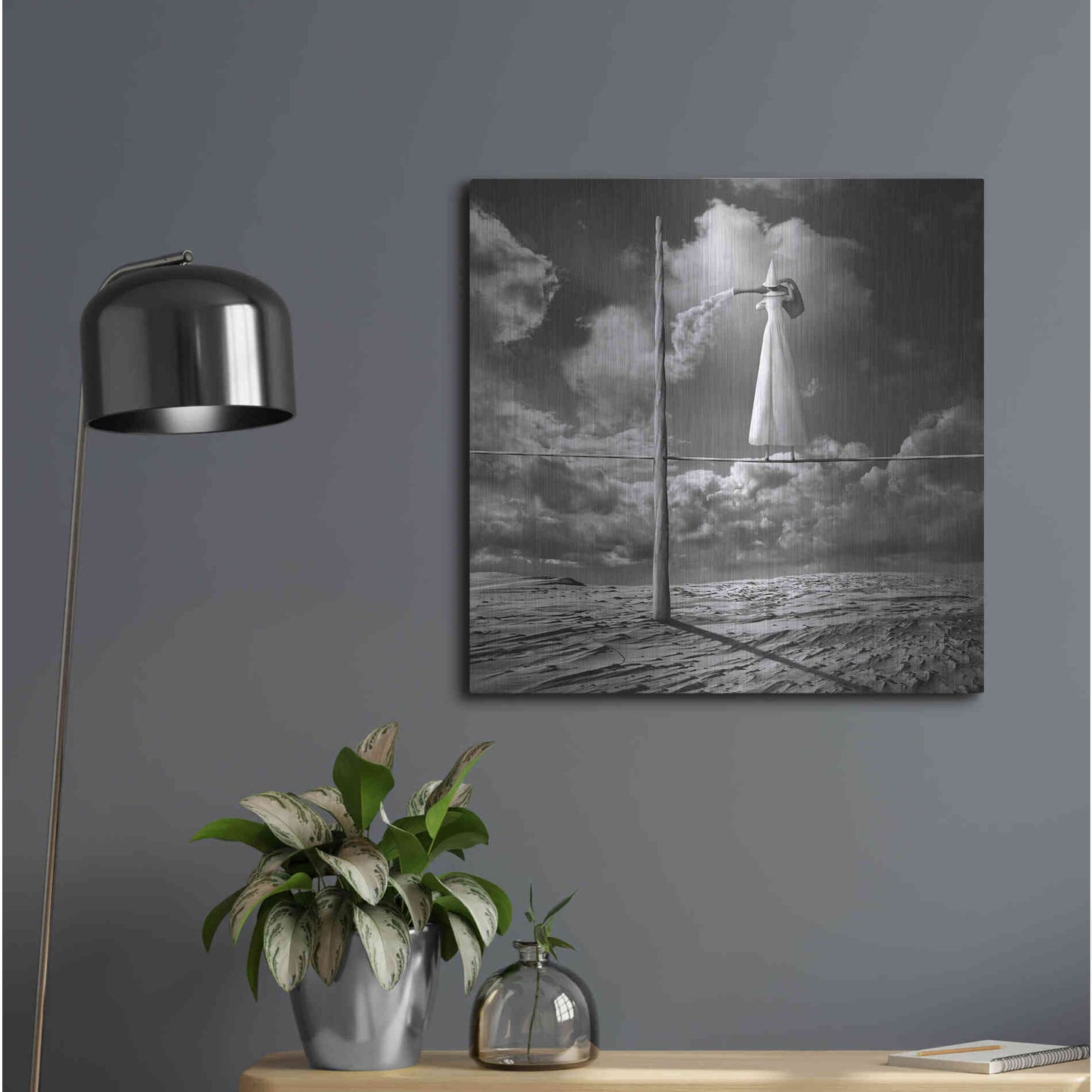 Luxe Metal Art 'Cloudmaker' by Dariusz Klimczak, Metal Wall Art,24x24