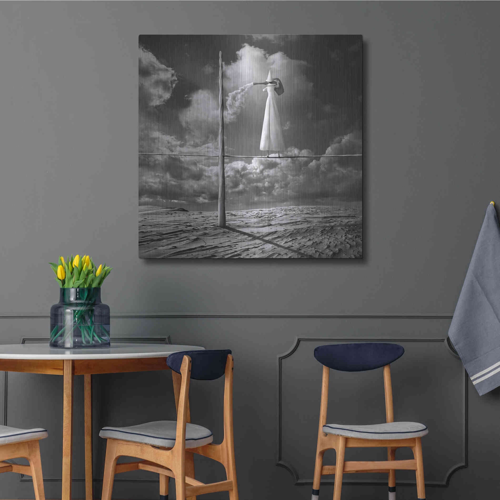 Luxe Metal Art 'Cloudmaker' by Dariusz Klimczak, Metal Wall Art,36x36