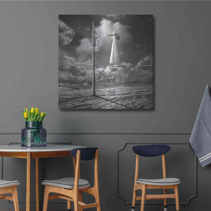 Luxe Metal Art 'Cloudmaker' by Dariusz Klimczak, Metal Wall Art,36x36