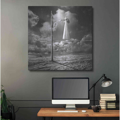 Luxe Metal Art 'Cloudmaker' by Dariusz Klimczak, Metal Wall Art,36x36