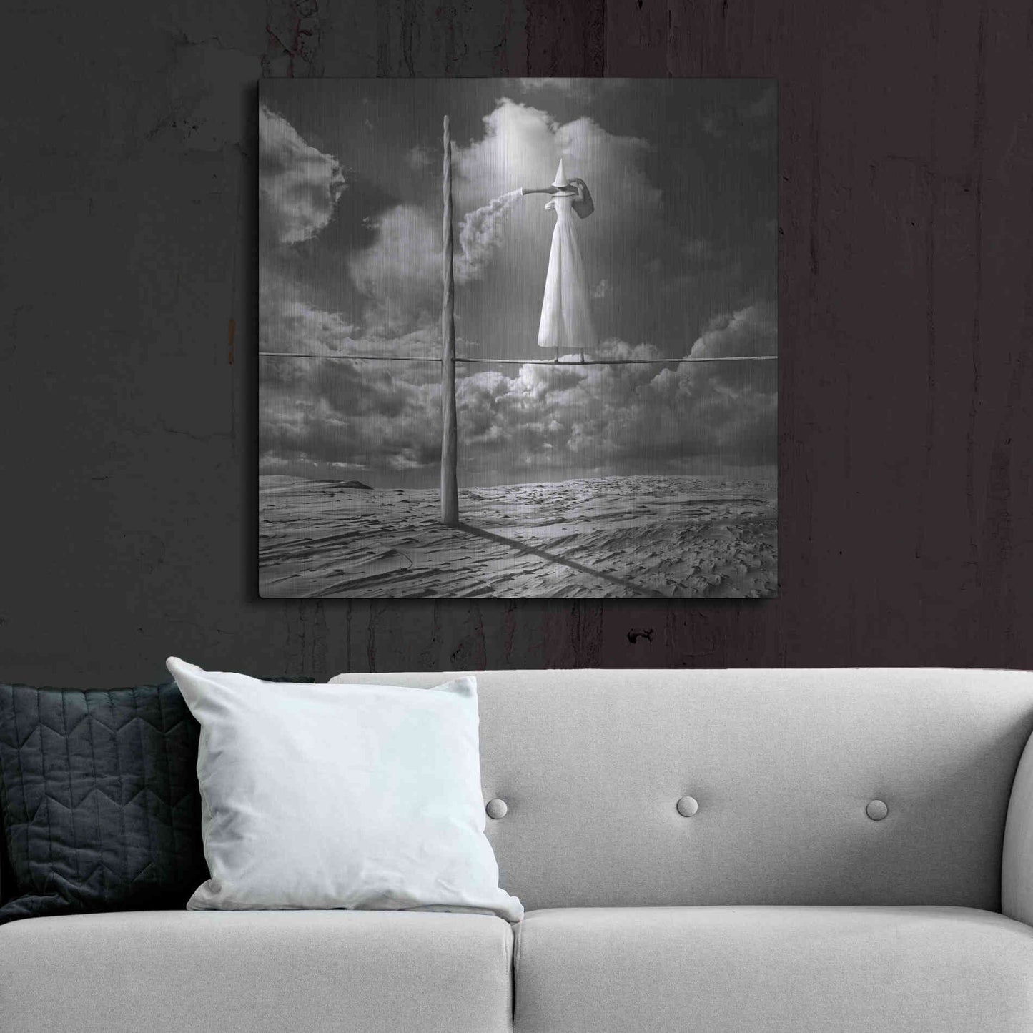Luxe Metal Art 'Cloudmaker' by Dariusz Klimczak, Metal Wall Art,36x36