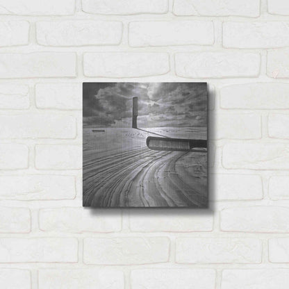 Luxe Metal Art 'Combing the Dunes' by Dariusz Klimczak, Metal Wall Art,12x12